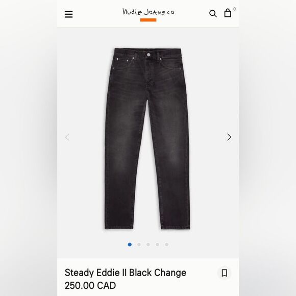 Nudie Steady Eddie II Black Change Jeans - Picture 14 of 14